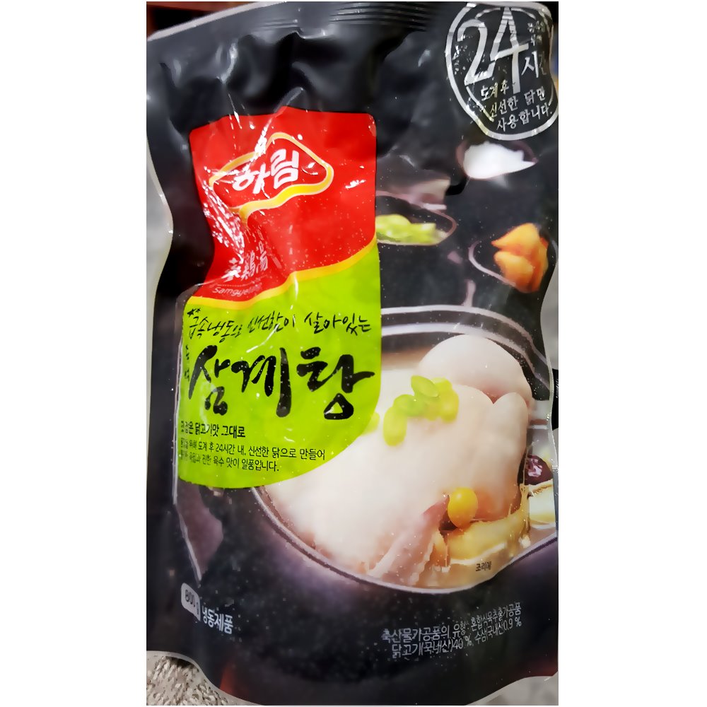 냉동 삼계탕 800g 복날 보양 닭백숙 즉석 택배 배달 : 동원식자재마트