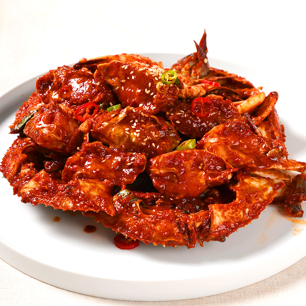 양념게장 암꽃게 등딱지2미 인천 맛집 택배  750g 제홍꽃 : 제철홍어무침꽃게장