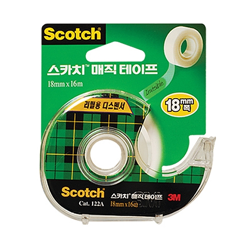 3M 다용도테이프 522D 12mm x 20M 매직 스카치 테이프 : 오피스 다니엘