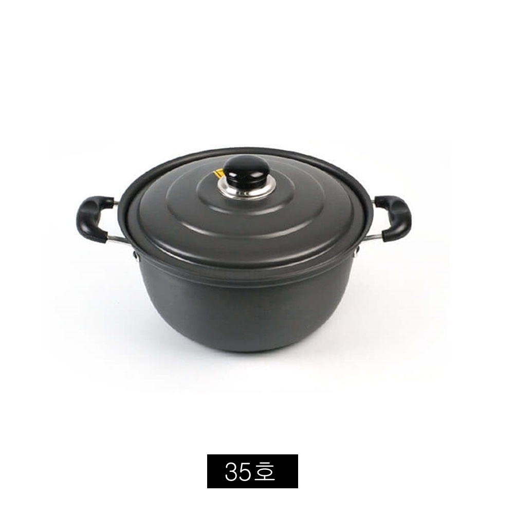업소용 국솥 경질냄비 35호 36cm 국냄비/대형냄비/양수냄비/식당냄비/가벼운냄비 : 데일리원샵