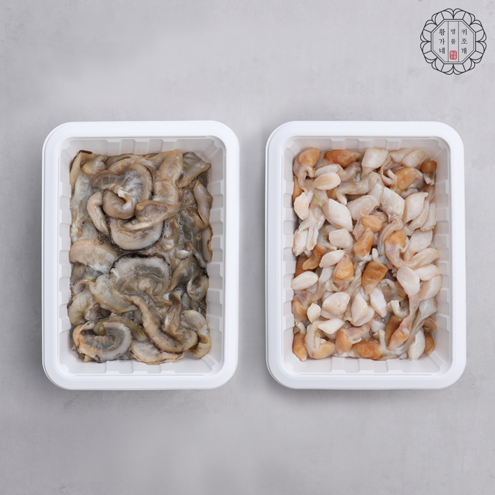 수작업 키조개 날개살 꼭지살 냉동 1kg : 황가네명품키조개