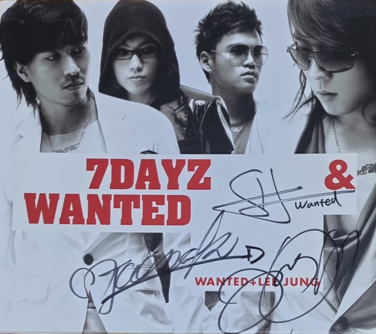 원티드 (Wanted) 2집 - 7Dayz & Wanted 친필싸인반 : RARECD