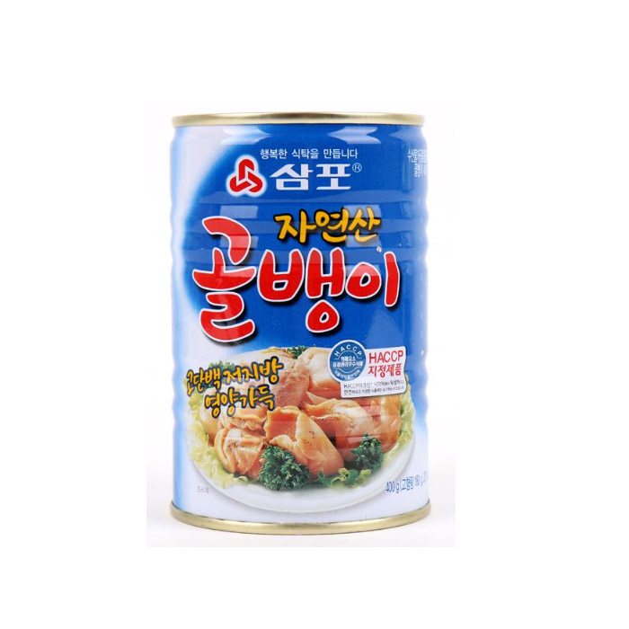 삼포 자연산 골뱅이 400g 24개 박스 무료배송 : 만땅유통