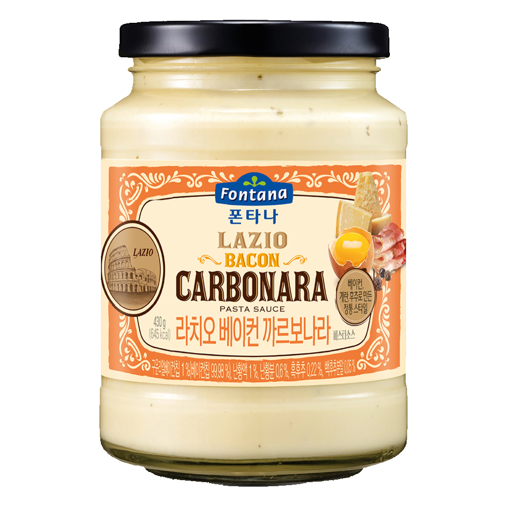 폰타나 파스타소스 카르니아 베이컨 머쉬룸크림 430g : 두배로마트