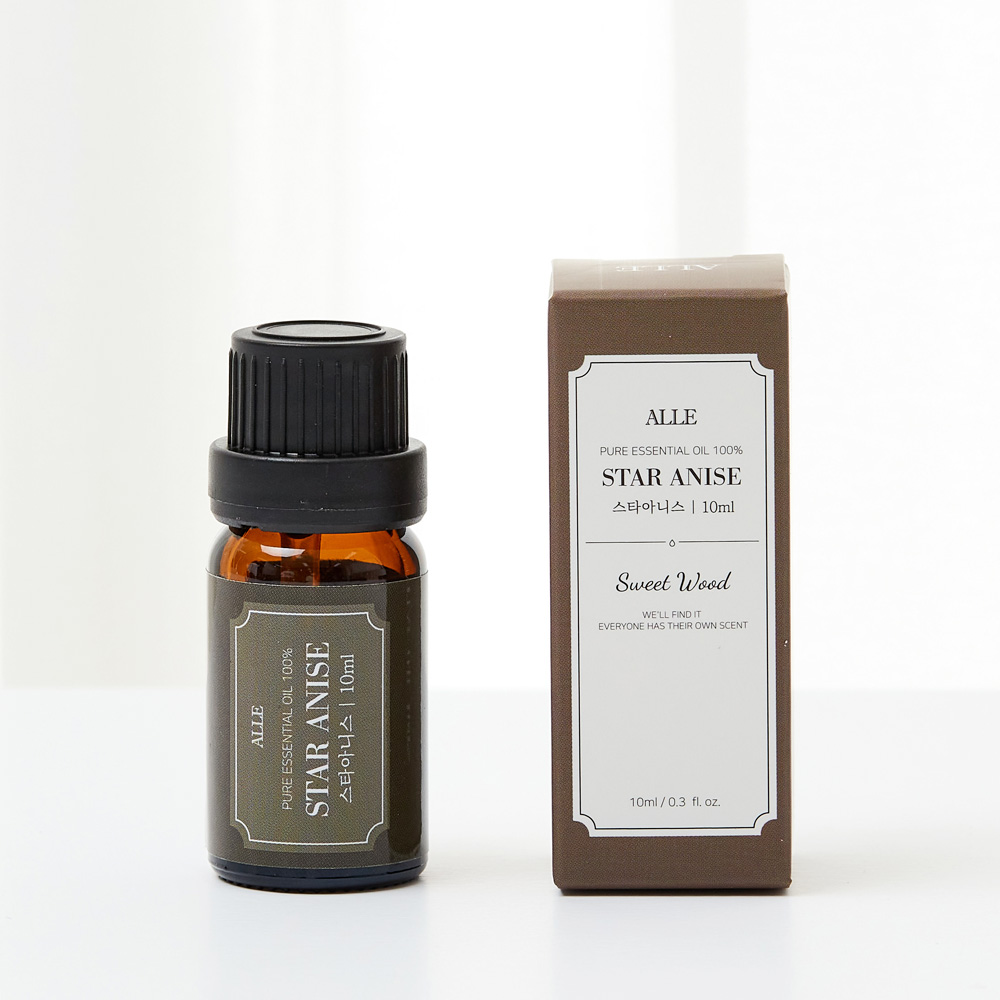 비건 아로마 에센셜 오일 10ml 스타아니스 : 알레아로마