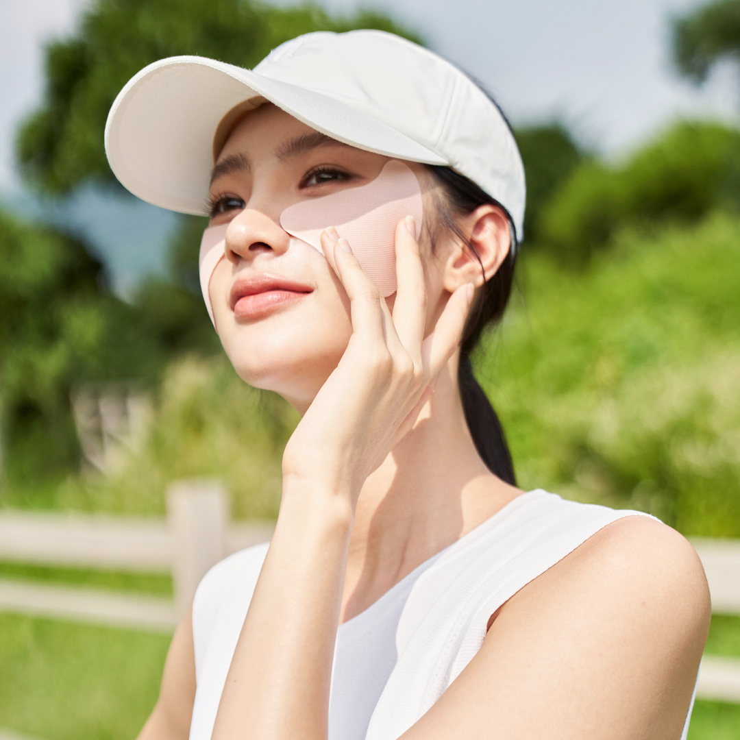 [5+1]더한올 쿨링 골프패치 UV 자외선차단 기미 썬패치 골프마스크팩 : THE HANOL