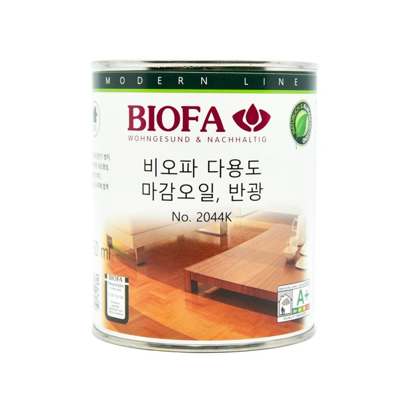 비오파 하도 오일 375ml 실내 가구용 스테인 바니쉬 투명 목재 가구 원목 나무 오일 : 우리집