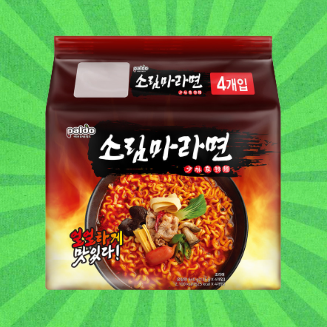 팔도소림마라면 마라면 마라탕 마라 135g 4개 : 레나모다
