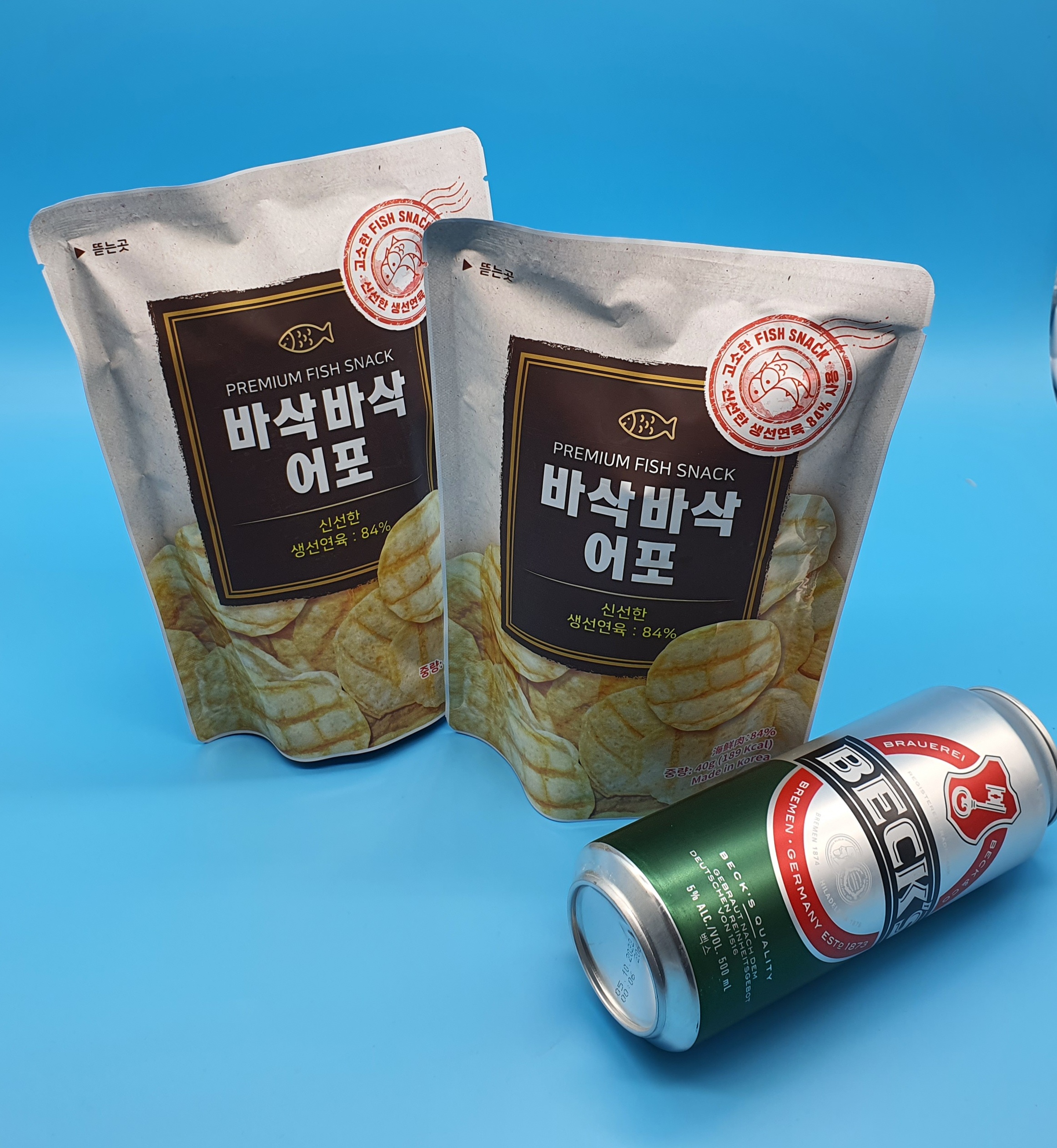 HACCP 국내생산 간식 안주 바삭어포 40g 5봉 : 푸디어스