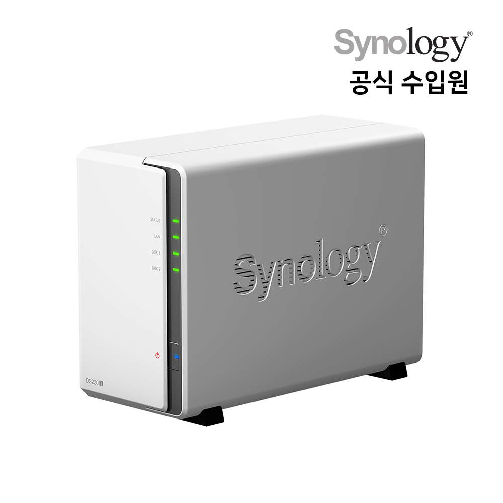 시놀로지 DS220j NAS 2베이 나스 클라우드 네트워크 : 피케이정보