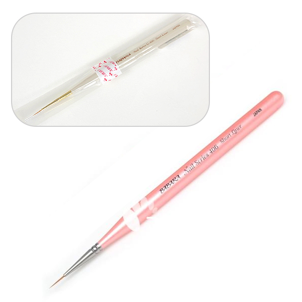 (네일브러쉬) 바바라 Nail 406 Short Liner 숏라이너브러쉬 : 네일토탈