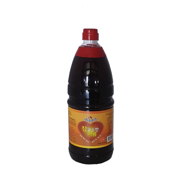 청정들 하늘사랑 참고소한기름/참기름/맛기름 1.8L/10입/1박스 : 참기름 들기름