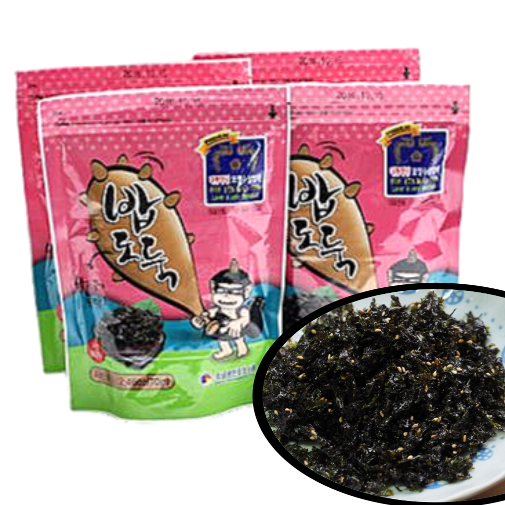 광천 중앙식품 바른찬 맛김 돌자반 50g 5봉지 김자반 자반 반찬 주먹밥재료 : 모드코리아