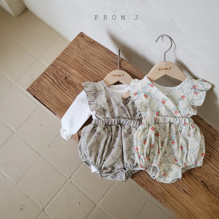 [프롬제이] 쁘앙 멜빵슈트 2color 가을 신생아 유아 여아 백일 6개월아기옷 돌아기옷 : 또이또이네