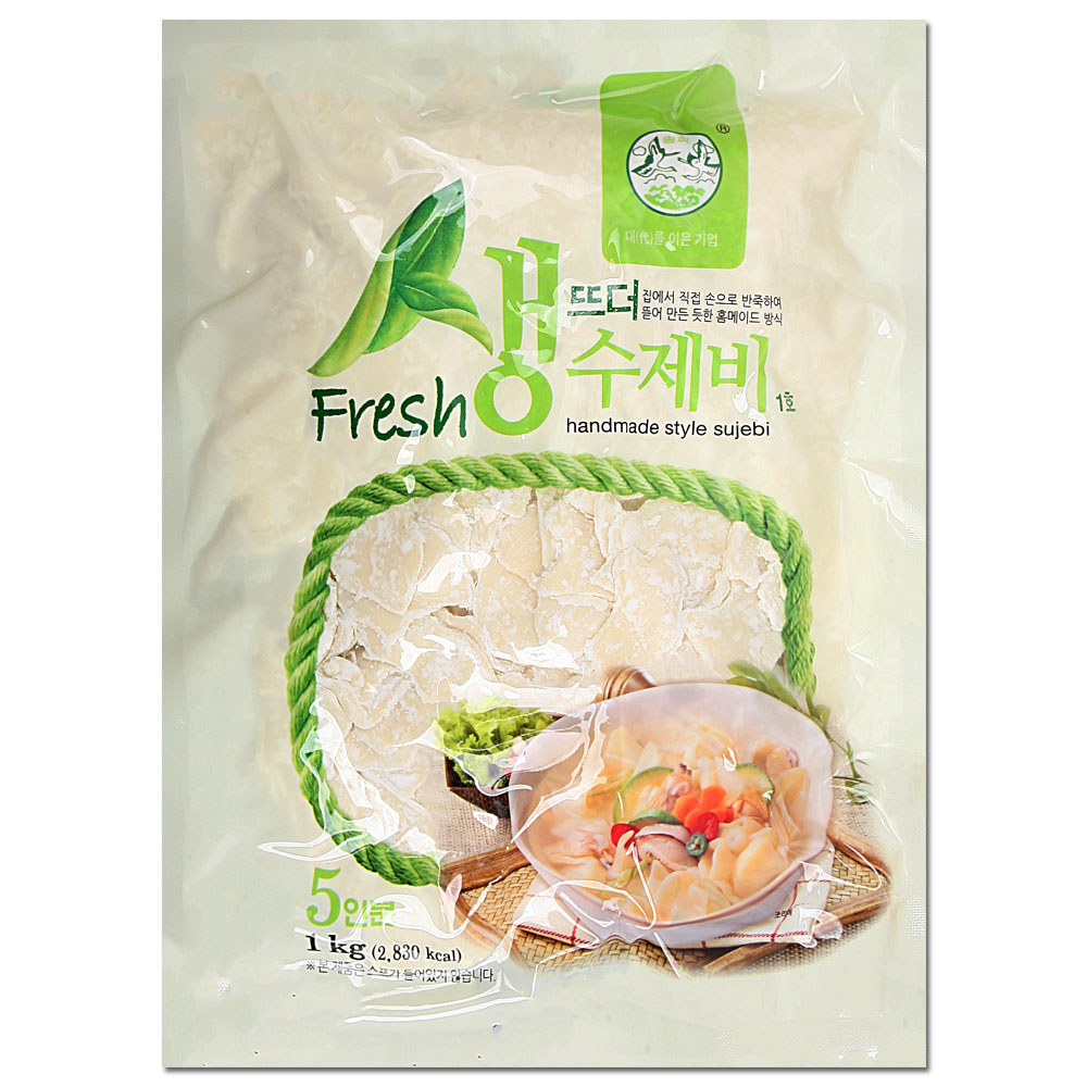 송학 뜨더 생 수제비 1kg : 더마트