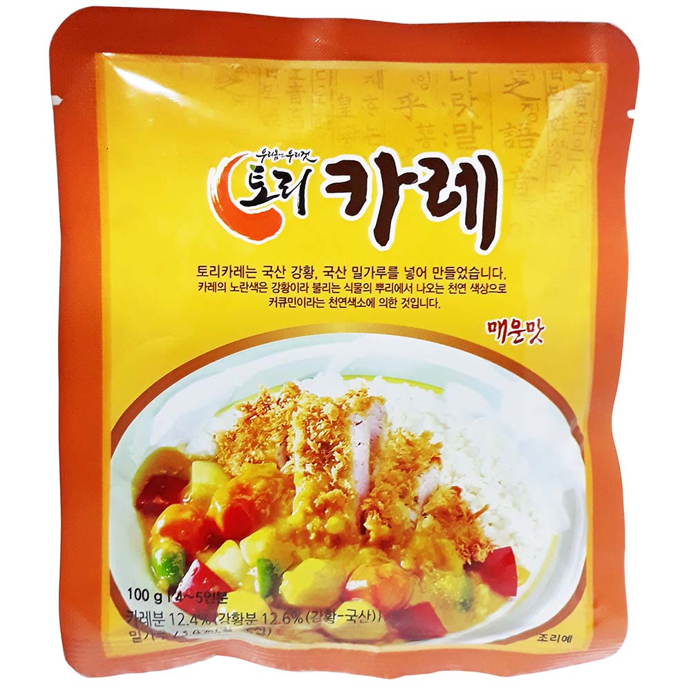 토리식품 토리 아리랑 토리랑 매운맛 카레 100g : 이강산닷컴