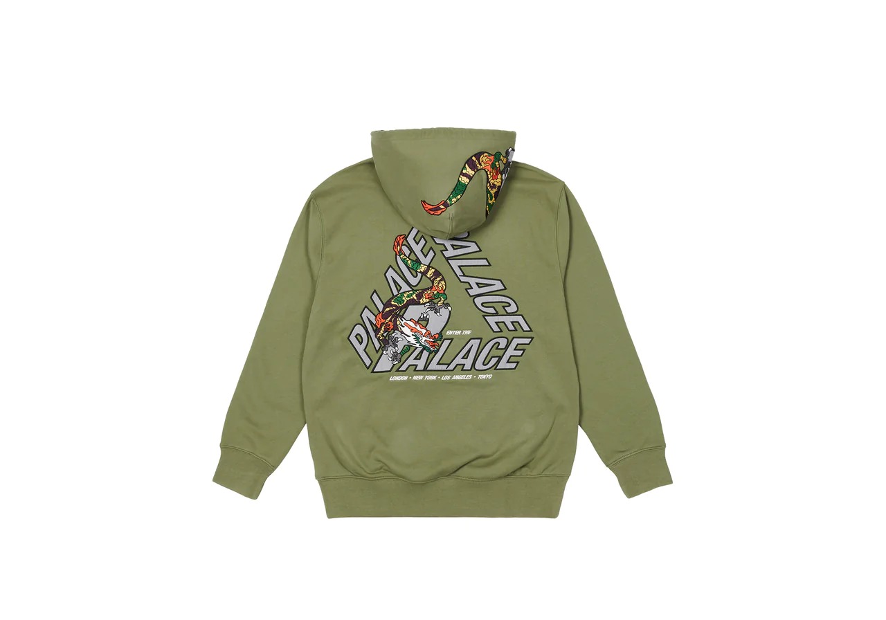 팔라스 드래곤 P3 후드 드래곤 22FW 트라이퍼그 후디 palace 6컬러 DRAGON : 패션리즈