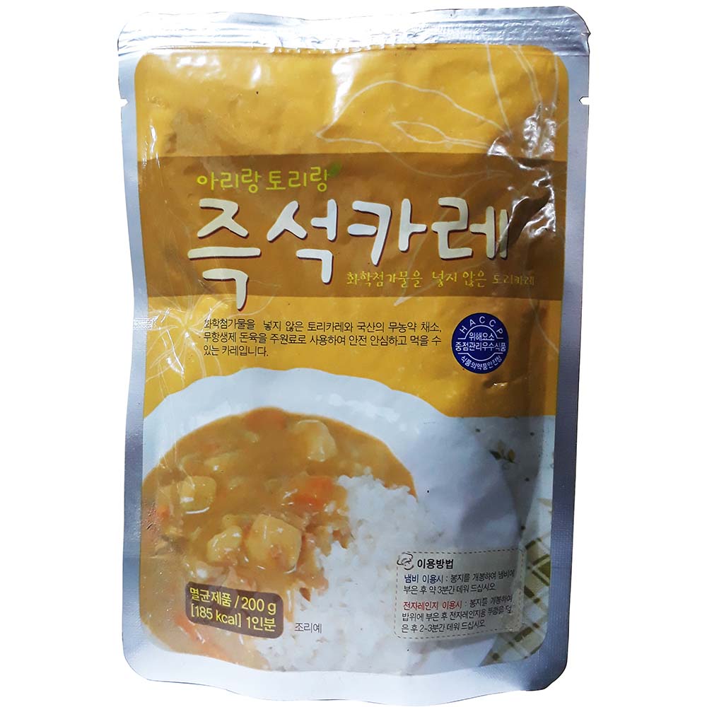 토리식품 토리 아리랑 토리랑 즉석 카레 200g : 이강산닷컴