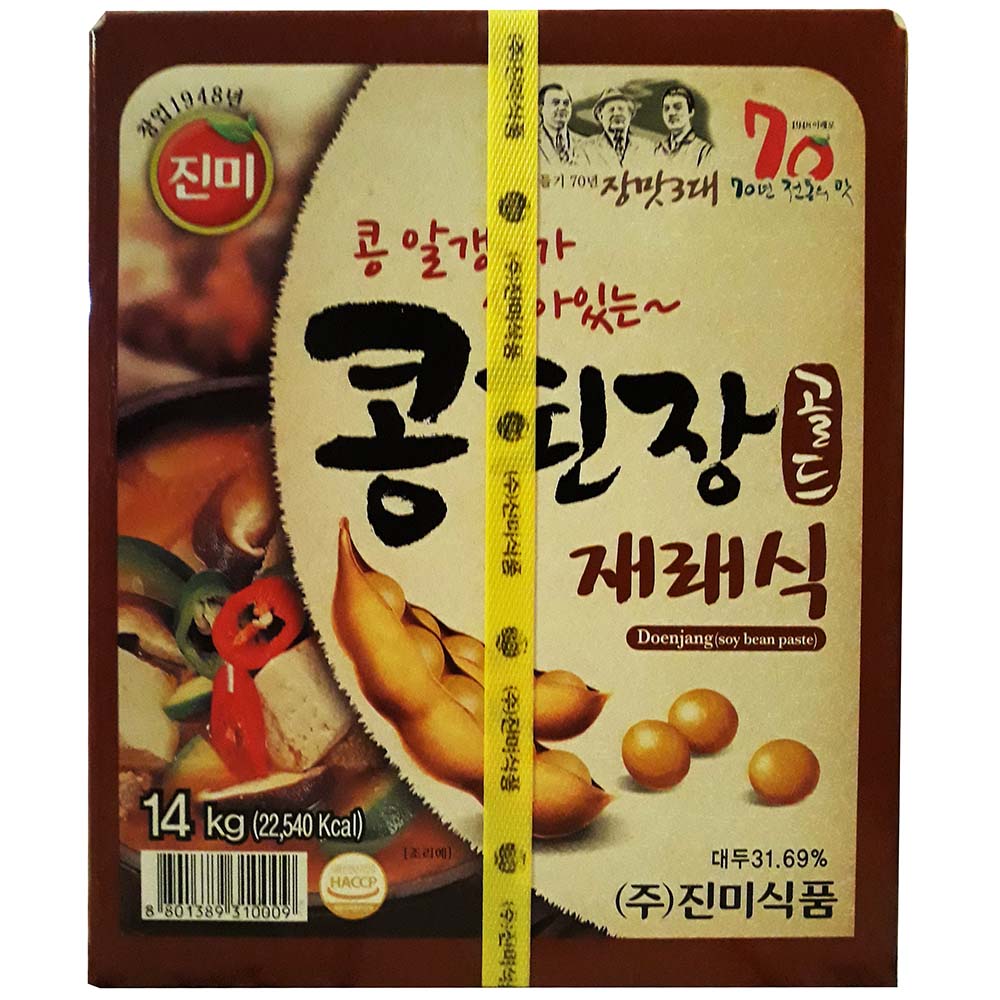 진미식품 진미 콩 된장 골드 재래식 14Kg : 이강산닷컴