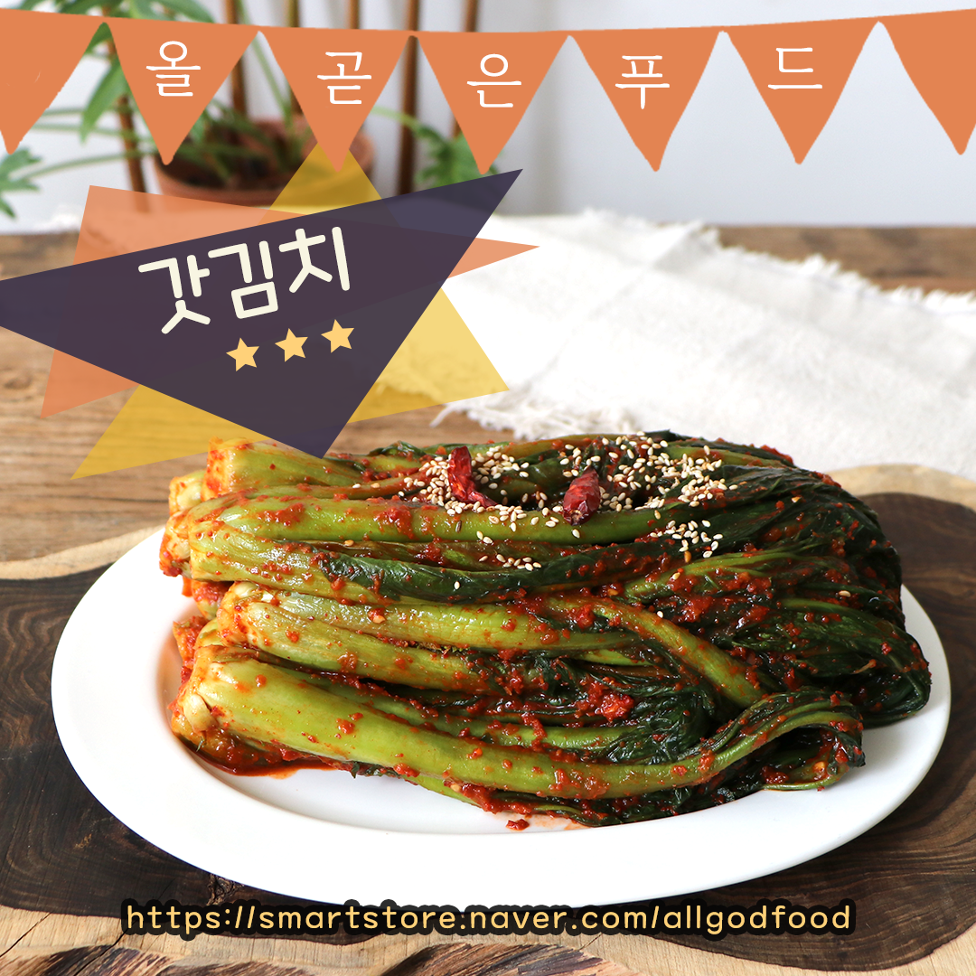 전라도 여수 돌산 갓김치 2kg : 올곧은푸드