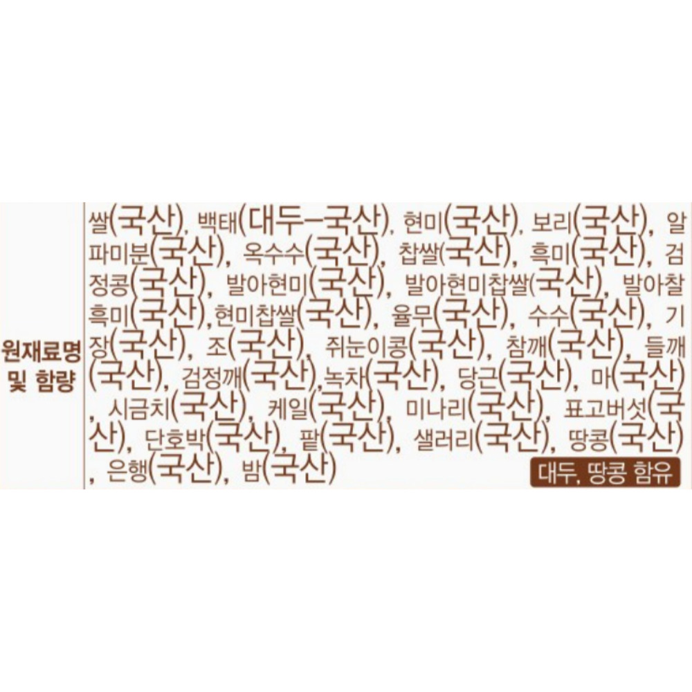 배대감 국산 고소한 미숫가루 1kg : 까까조