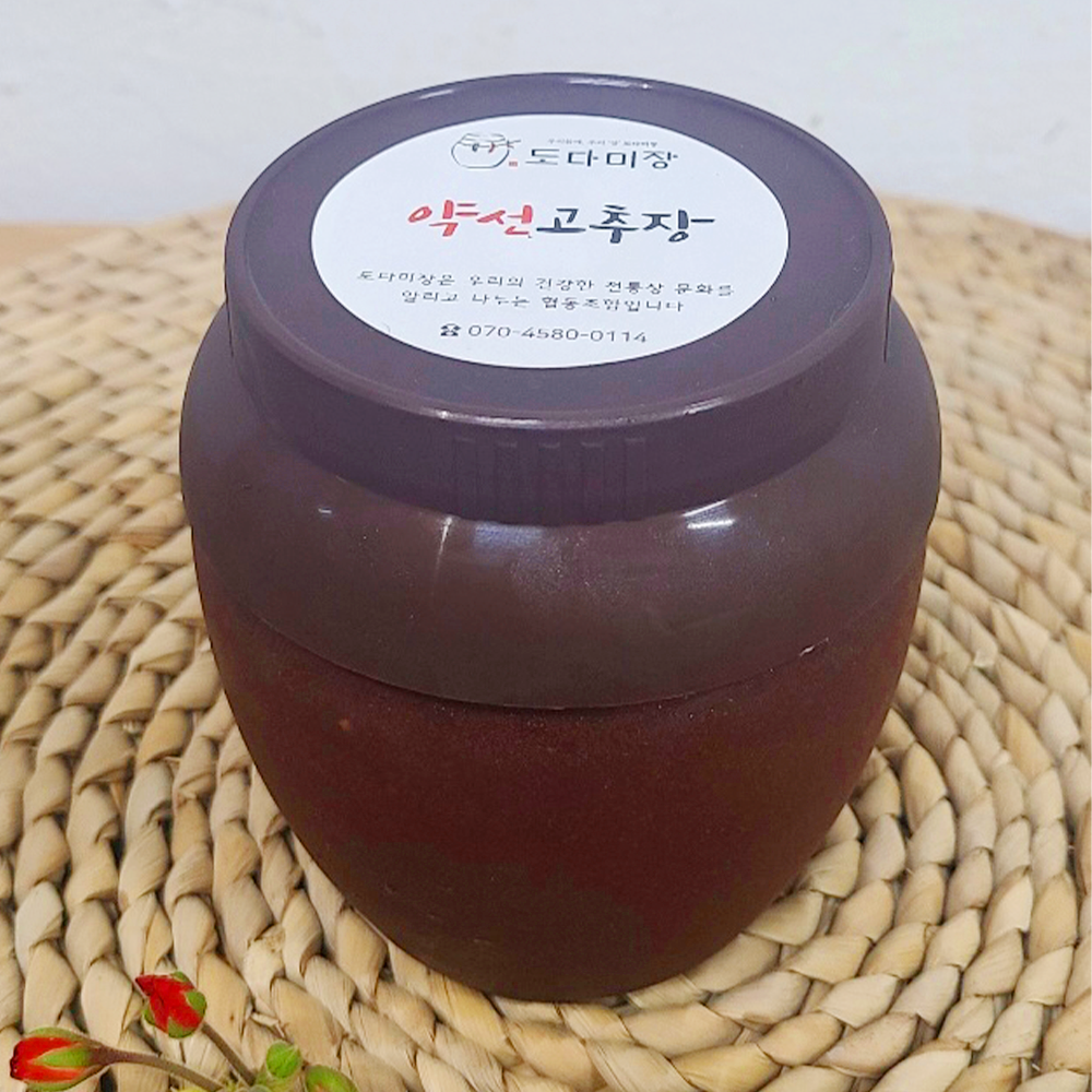 [도다미장협동조합] 건강발효 고추장 국산 전통 장 500g : 하세하소