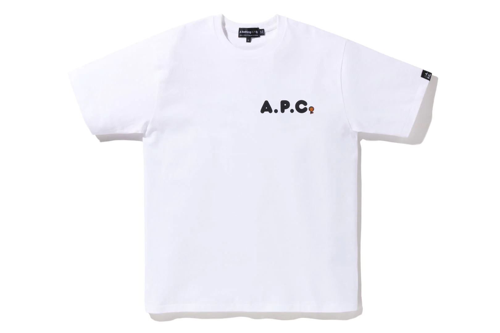 베이프 X A.P.C 밀로 온 APC 와이드 핏 반팔 티 2컬러 2I23110901 : 재팬덕후