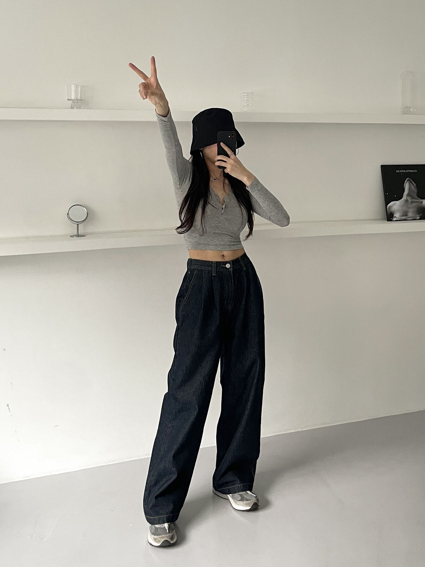 헬레나 뒷밴딩 투핀턱 와이드 팬츠 편한 바지 : 헬레나스타일
