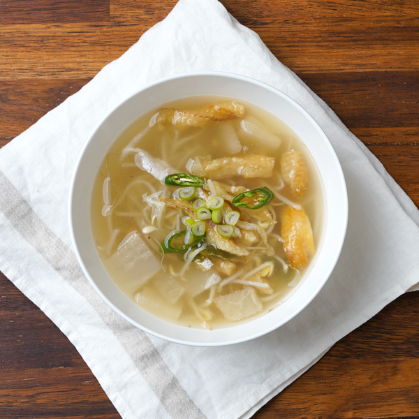 두레생협 즉석 황태 콩나물국 (500g) 국산 무농약 콩나물 : 서울북부두레생협
