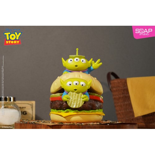 (국내배송)소프스튜디오 토이 스토리 알린-버거 데이 피규어(PX025)/Soap Studio Toy Story Alien - Burger day Figure(PX022)... 