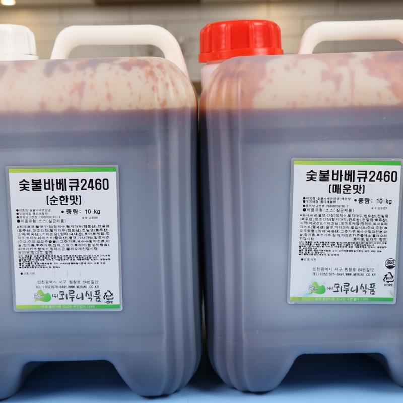 뫼루니식품 숯불바베큐양념 치킨소스 순한맛 60 10KG 숯불향 : 모두닭집