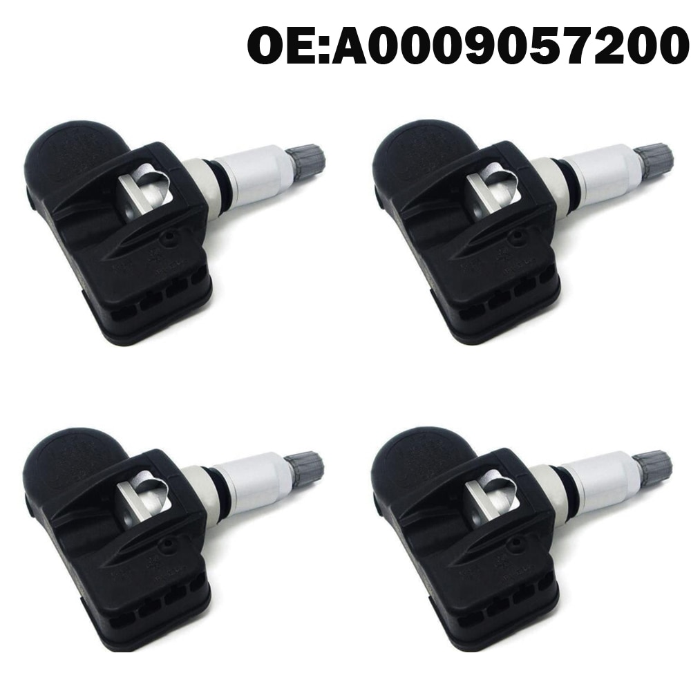 자동차 TPMS 타이어 압력 모니터 센서 시스템 A0009057200, 메르세데스 벤츠용, 메르세데스 벤츠 A, B, C, E, GL, GLA, GLK, M, r용, 4 개... 