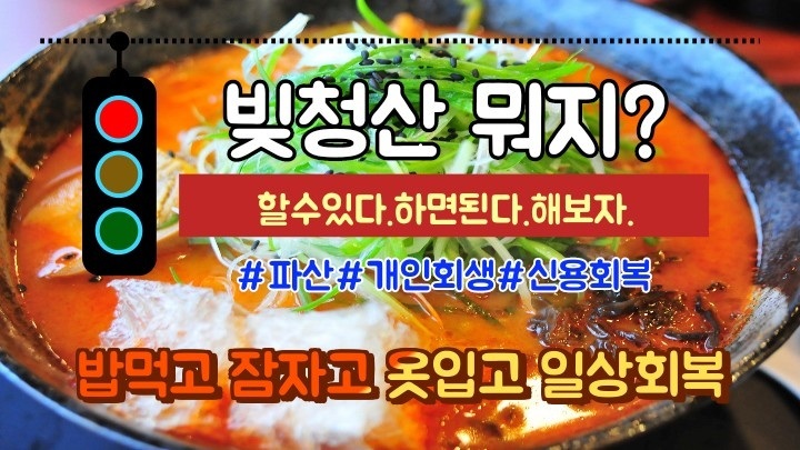 빚청산 뭐지 파산,개인회생,신용회복 : 구구팔팔1