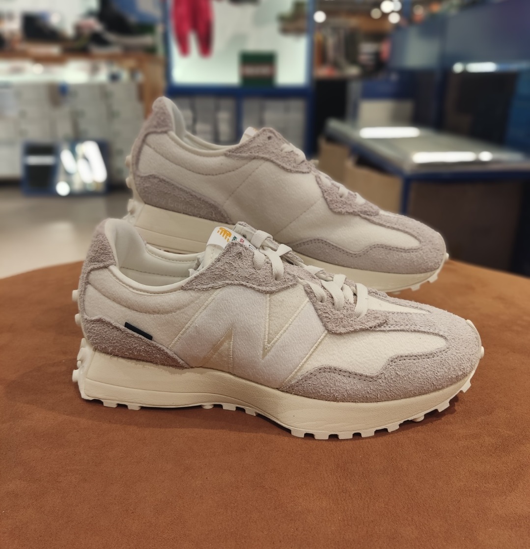 [레어택] NEW BALANCE MOONBEAM 뉴발란스 327  문빔 레인 클라우드 MS327FW 운동화 : 레어택 블루마운틴