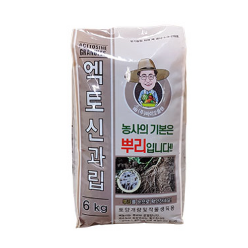 엑토신 6kg 바이오플랜 벼 농사 유기농 : 주식회사 그린아그로