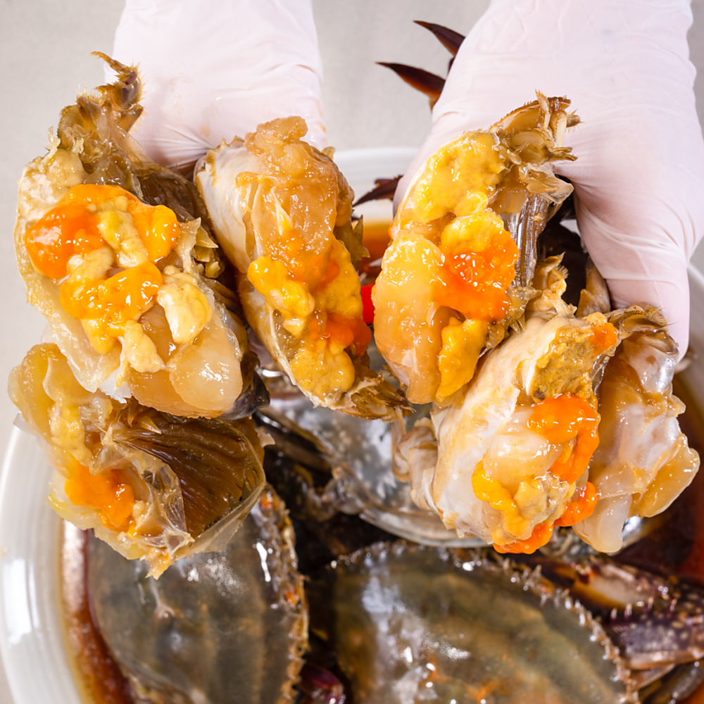 국내산 연평도 암꽃게 간장게장 5마리 3kg : 우리집수산몰