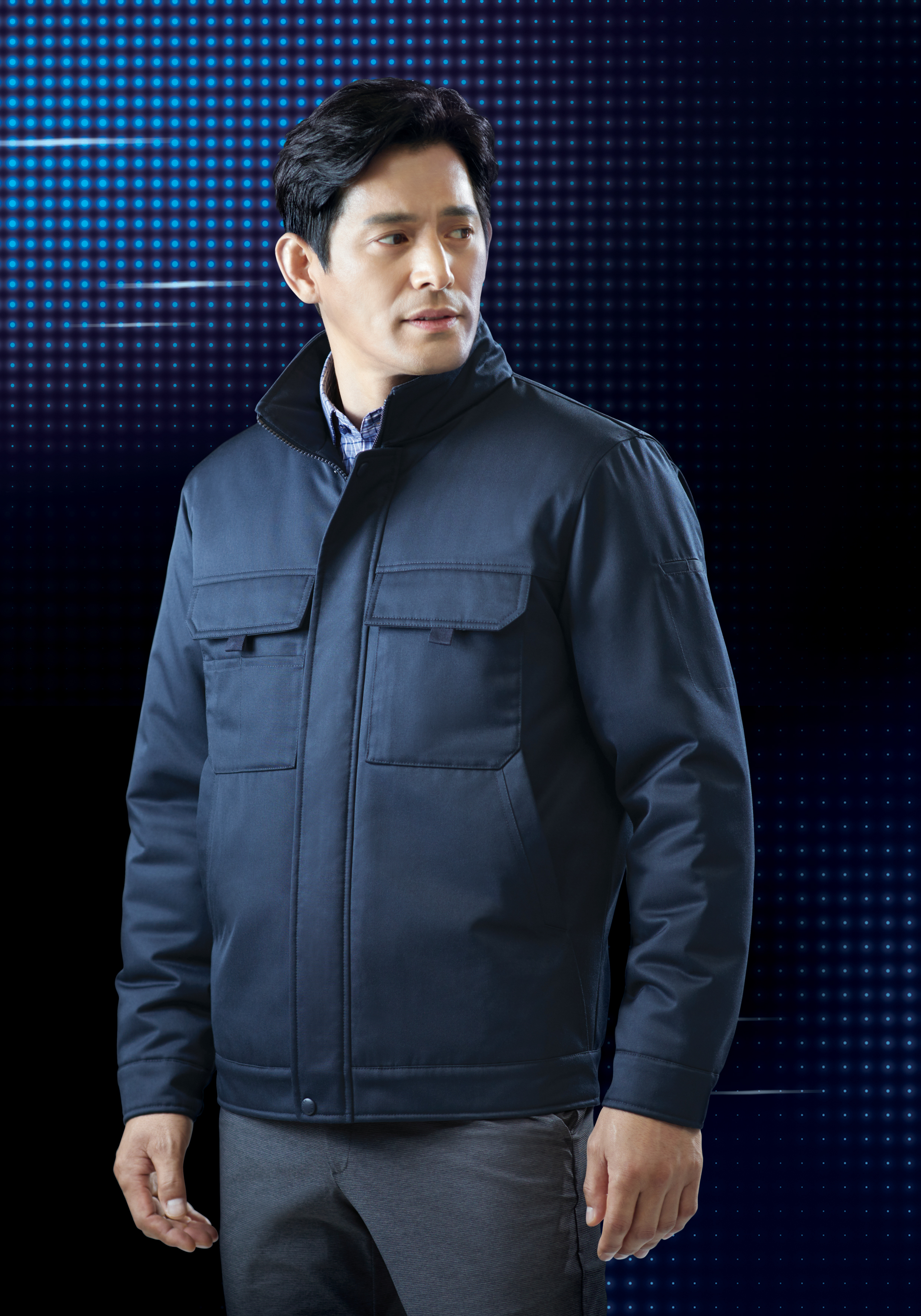 ZB-J2252 지벤 겨울 작업복, 지벤 겨울점퍼, 지벤 동복, 제전안감, 제전복 : 지벤 우리종합상사