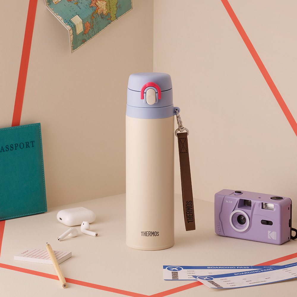 [써모스] 보온보냉 스트랩 원터치 텀블러 JNT-550K (550ml) 학생 나들이 : 이룸 EROUM