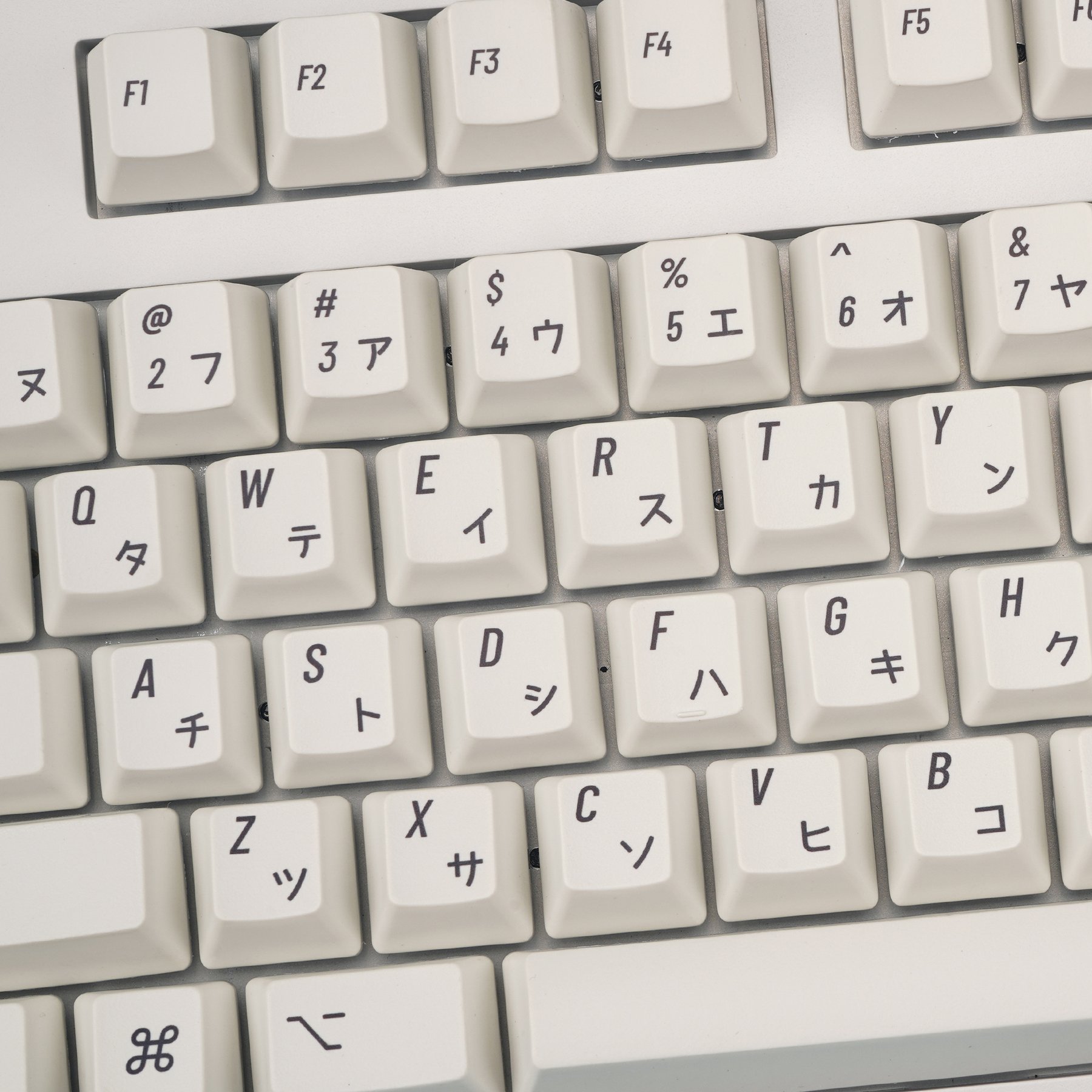 hhkb pro2 클래식 하이브리드 용 흰색 pbt 키 캡 fc660c fc980 rf104u rf87u rf86u 용량 성 키보드 6u 7u 스페이스 바 : 퍼스셀1