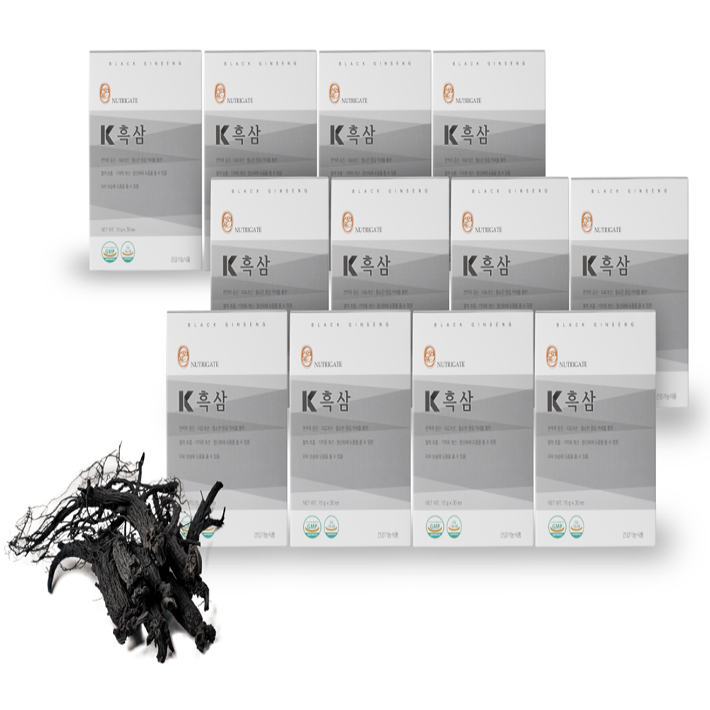 뉴트리게이트 K 흑삼 젤리타입스틱 12개월분(360포) : NUTRIGATE