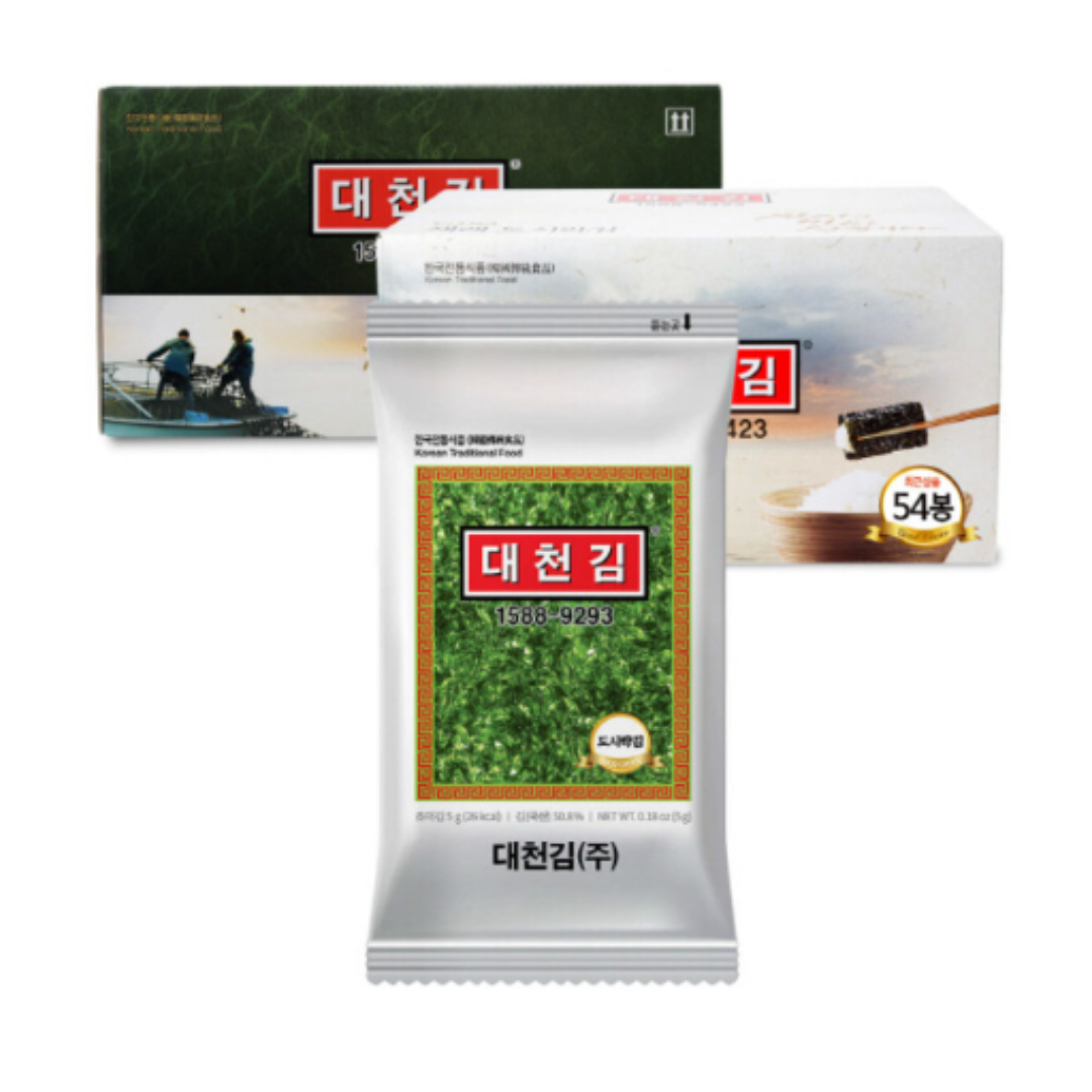 대천김 재래 도시락김 5gx 54개입 선물세트 : 79MALL