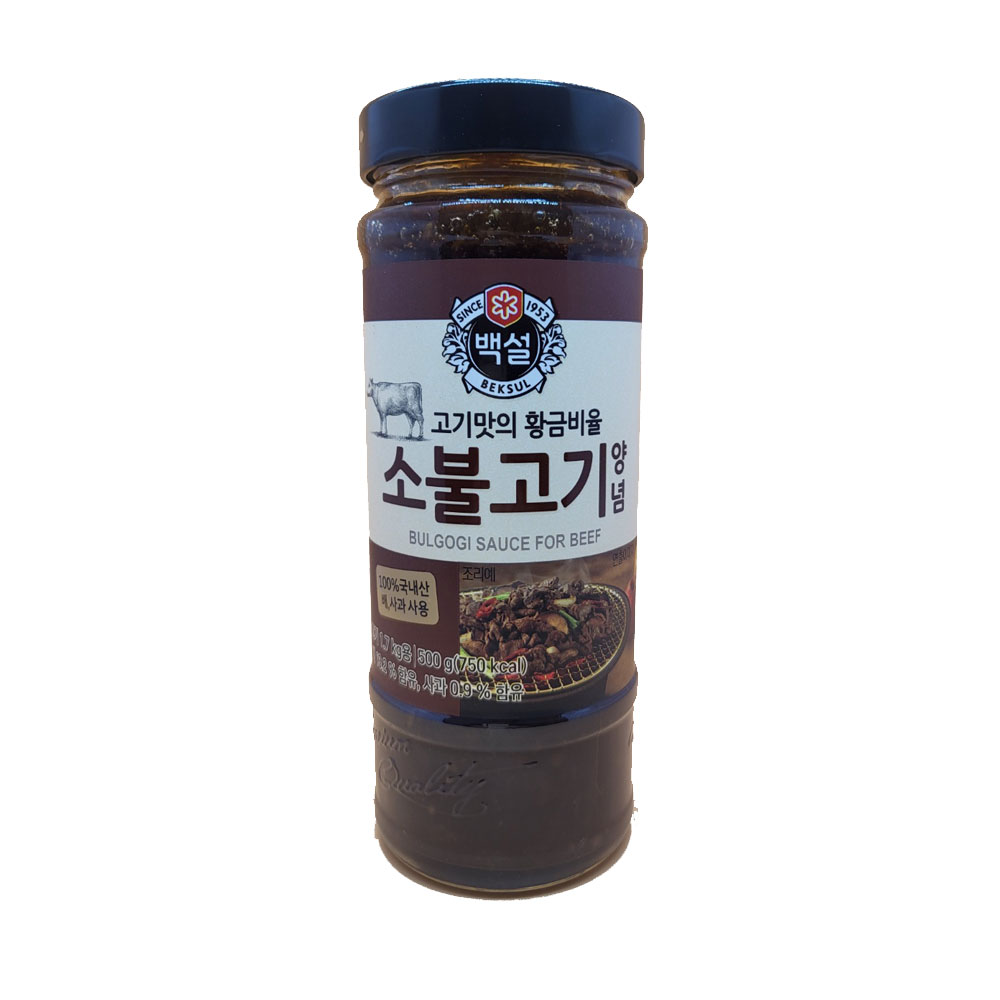백설 소불고기 양념 500G : 둘레푸드