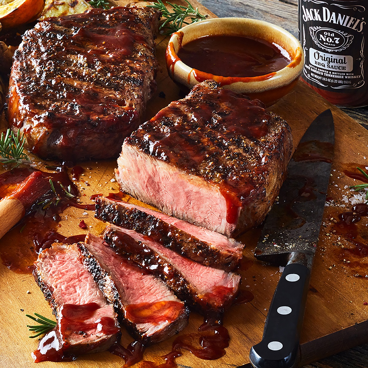 잭다니엘 오리지널 BBQ소스 553g 스테이크 잭다니엘 BBQ소스 : LF Food