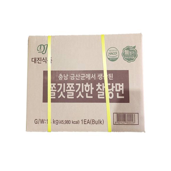 대진식품 쫄깃쫄깃한찰당면 14kg / HACCP당면,업소용당면,국내생산당면 : 티에치식품
