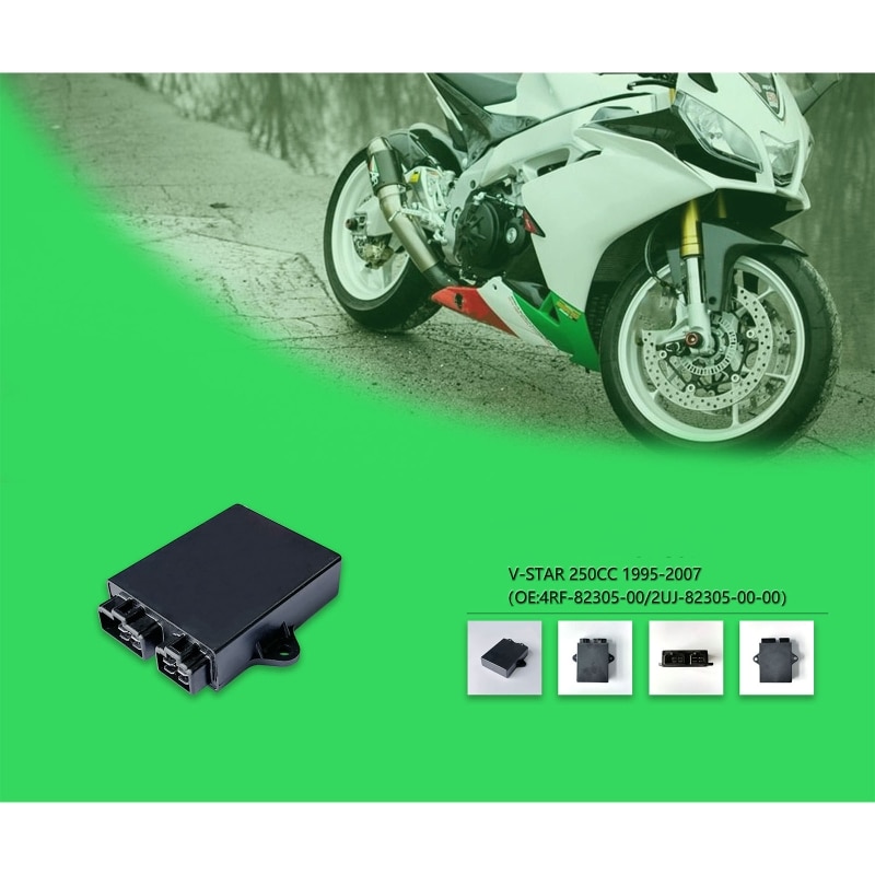 바이크 바이크 바이크 오토바이 CDI 박스 적합Yamaha Virago CDI 점화 제어 장치 XV250 VStar 250cc 4RF8230500 2UJ823050000 N0HF... 
