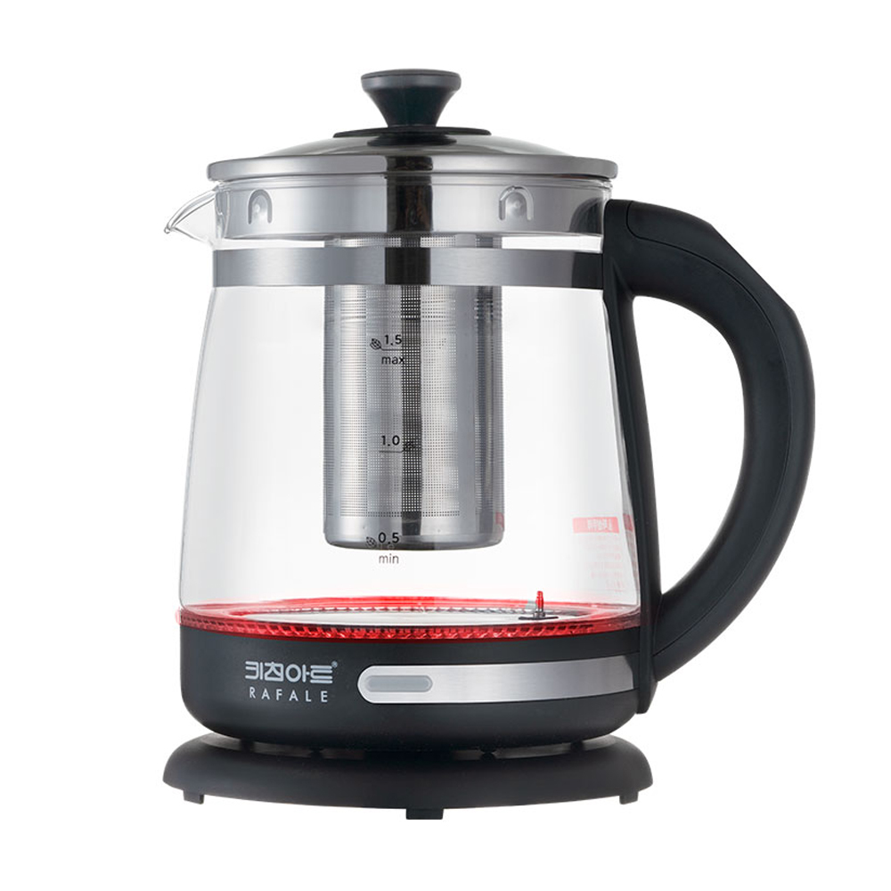 키친아트 라팔 유리 티포트 WMEK-A1771GF 1.5L/녹차/꽃차/허브차 : 니코글로벌
