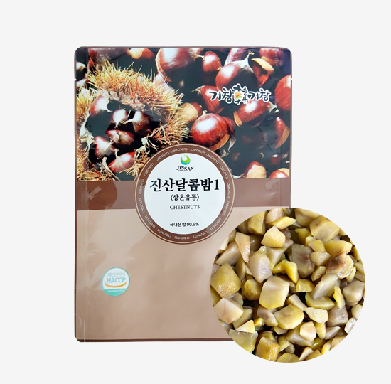 국산 당적밤 무첨가밤 다이스 1kg 상온유통 : 엠제이통상