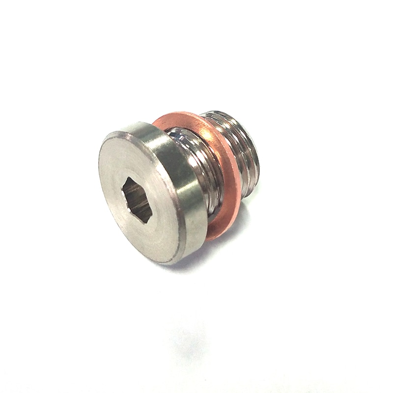 M12 x 1.25 O2 산소 람다 센서 블랭킹 플매트 카펫 매트 카펫 매트 카펫 러그 캡 마개 배기 액세서리, 개스킷 포함 : 디에스트레이딩121