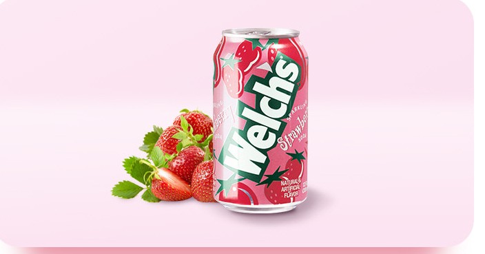 무료배송 맛있는 탄산 음료 간편하게 먹는톡쏘는 맛 웰치 소다 딸기 맛 355 ml 24캔 : 더쿠더굿