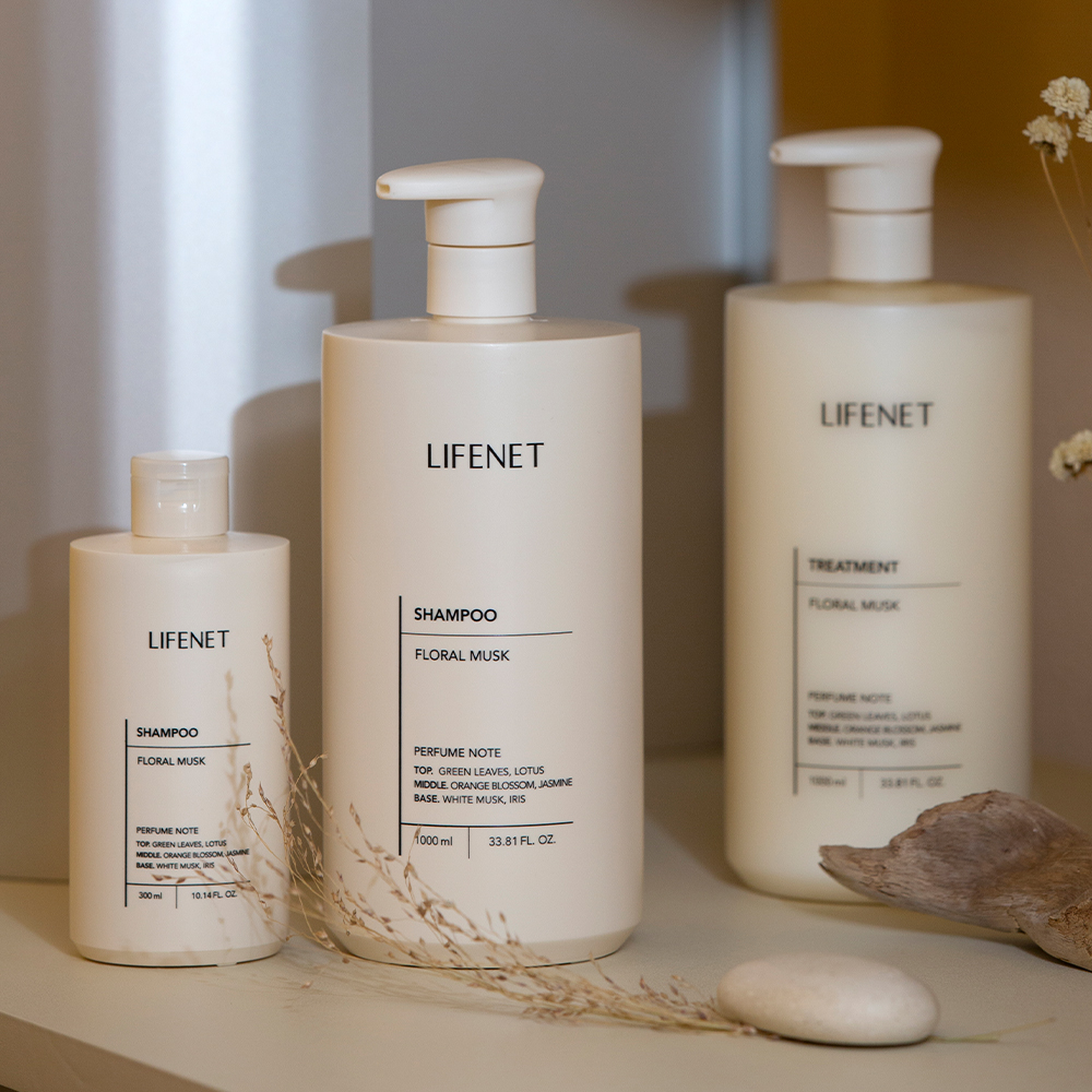 [라이프넷] 산뜻케어 퍼퓸 샴푸 플로럴 머스크 300ml 1개 : 미팩토리